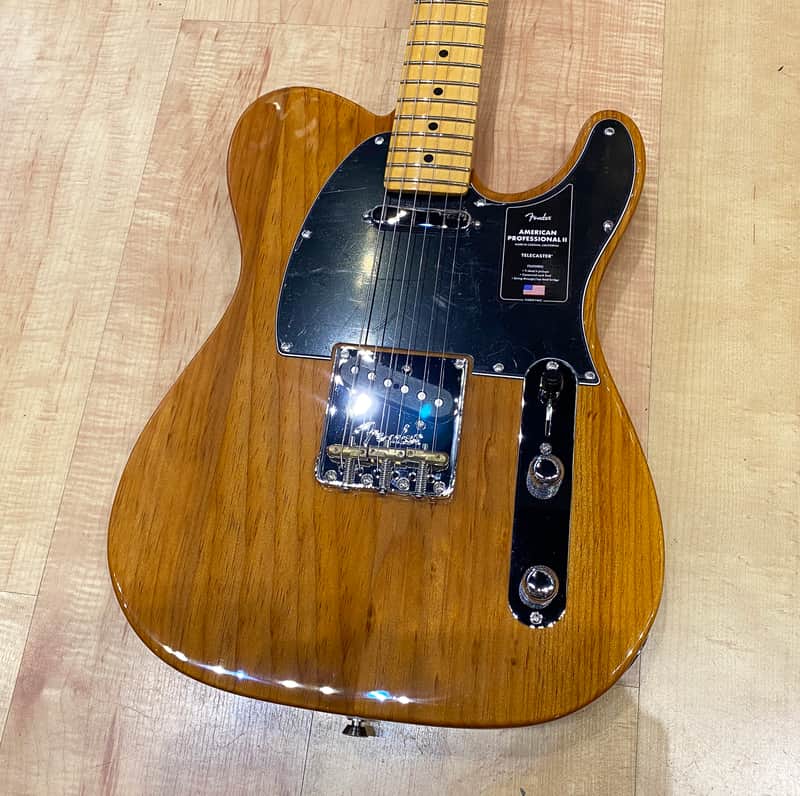 Fender American Professional II Telecaster Electric Guitar Roasted Pine image 1