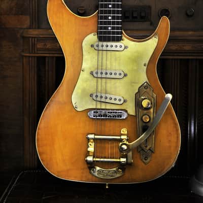 Postal Handmade Memphis Rocket Deluxe Antique Natural Bigsby Fender 57/62 Strat pickup Set image 1