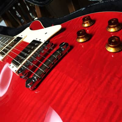 HERITAGE H 150 FLAME TOP GUITAR 2013 CHERRY image 7