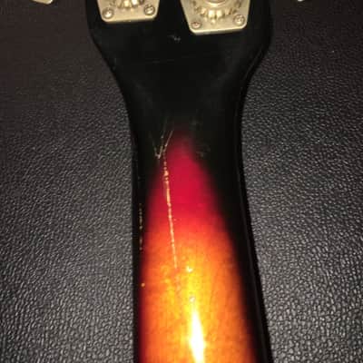 Vintage 1960 Airline Pocket Bass Sunburst image 11