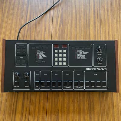 Sequential DrumTraks 12-Voice Drum Machine 1984 - Black image 1