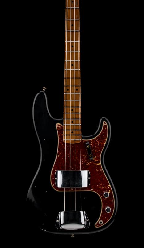 Fender Custom Shop Empire 58 Precision Bass Journeyman Relic - Aged Black #91104 image 1