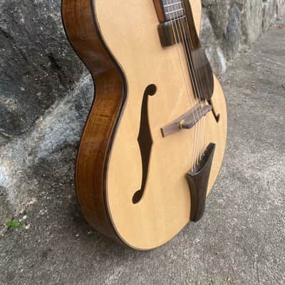 Goodman 16" Archtop 2022 Natural -Rare Koa back,sides and neck and Sitka spruce top. image 7