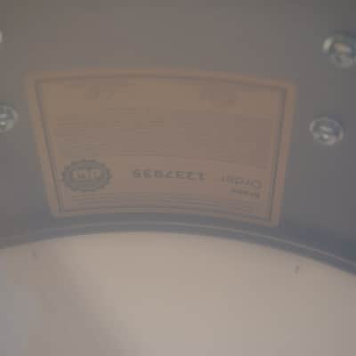 DW/USA Collectors Series 6.5x14" Snare Drum Satin Black over Brass Shell w/ Black Nickel Hardware image 12