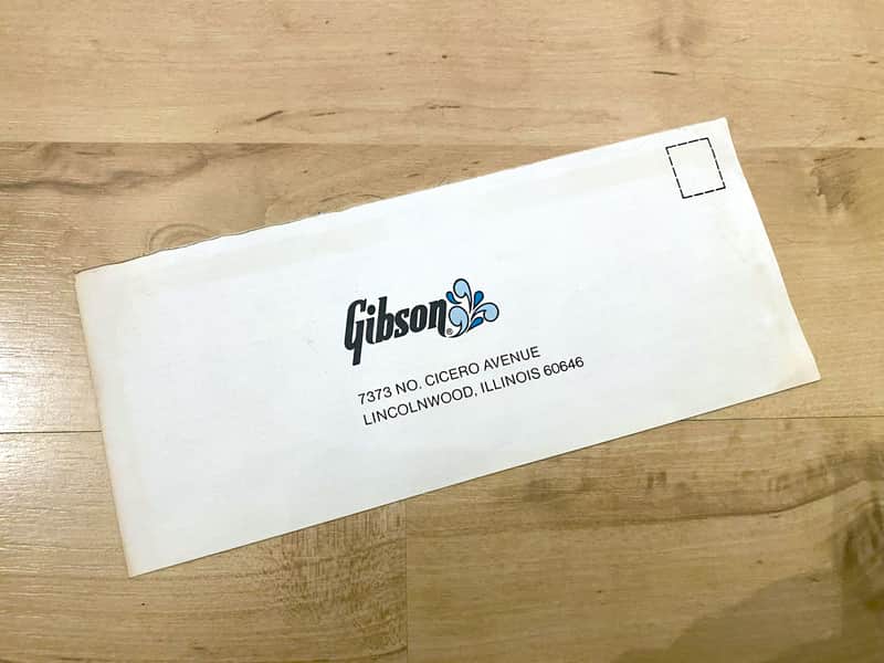 70's Gibson Norlin Era Warranty Card Case Candy image 1