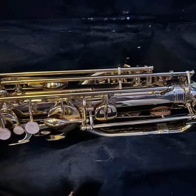 Mendini by Cecilio Semi-Pro Baritone Saxophone 2023 - Gold Lacquer image 15
