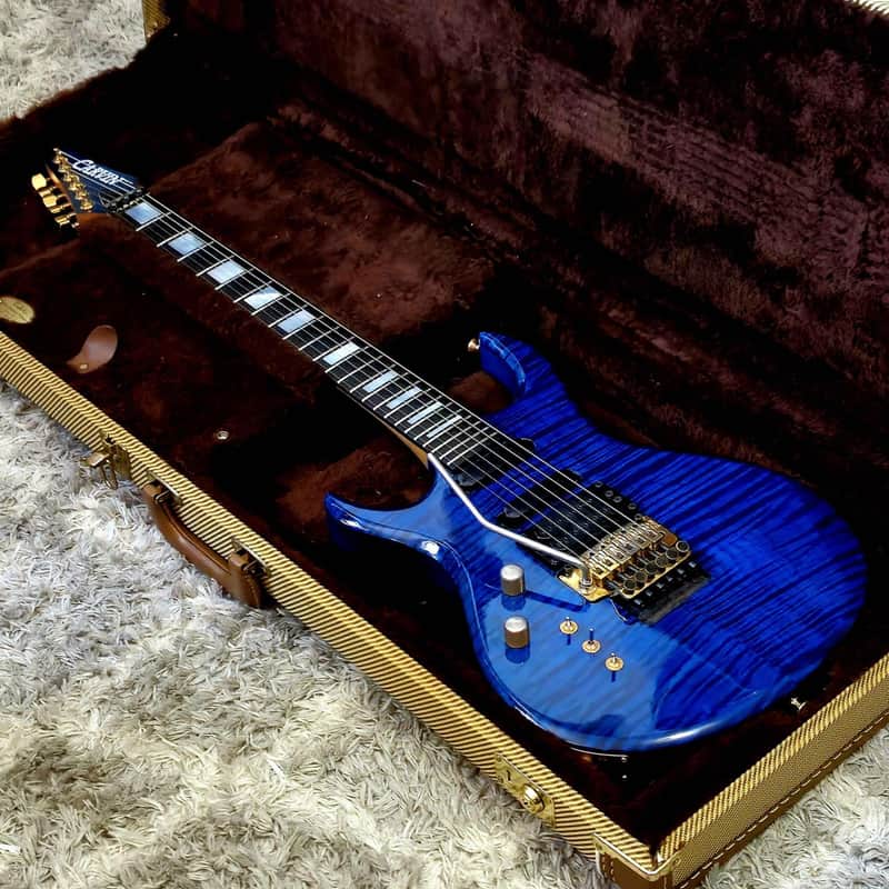 Carvin DC300 Reverse headstock 1990 - Sapphire blues LEFTY SUPER RARE DC300 image 1