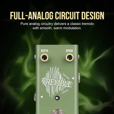 SHAEVLE Tremolo Effect Pedal for Guitar – All-Analog Circuit, True Bypass, Volume-Compensated Depth Control, Compact Stompbox TREMBLE (Tremolo) image 2