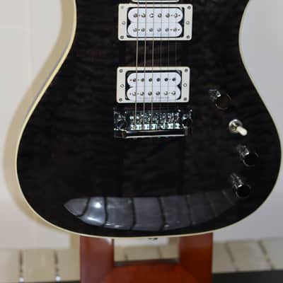 B.C. Rich USA Custom Eagle Archtop Supreme - Trans Black image 16