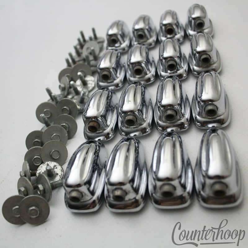 *Slingerland 16x Small Sound King Lugs Tom Drum Chrome Hex Vintage 70s-80s USA* image 1