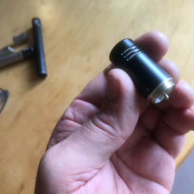 Pair of AKG C451 E -clamps, extra capsules, pads and swivel head image 14