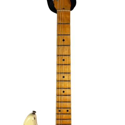 Fender Custom Shop 56 Reissue Stratocaster 2021 - Scalloped - Vintage White - Relic image 7