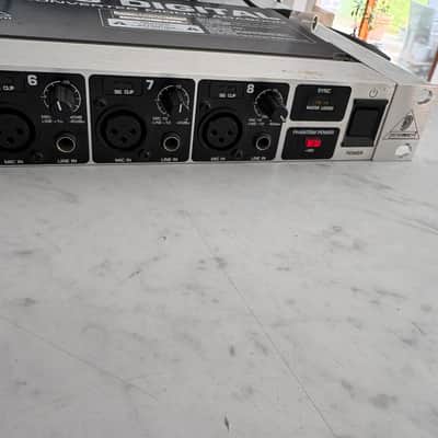 Behringer Ultragain Pro-8 Digital ADA8000 8-Channel Mic Preamp with A/D Converter 2000s - Black / Silver image 5