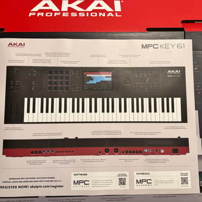 Akai MPC Key 61 Standalone Workstation Synthesizer 2022 - Present - Black image 1
