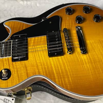 NEW! Gibson Dealer Select Custom Shop Les Paul Custom AAA Figured Flame Top - Lemon Burst / Natural Back - Authorized Dealer - 9lbs - G06814 image 6