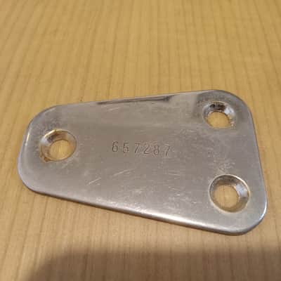 Vintage Circa 1967 Hagstrom Electric Guitar Neck Plate w/ Mounting Screws! Rare, Original Parts! image 2