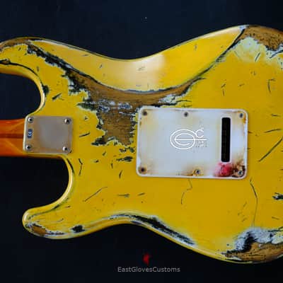 Fender Stratocaster 50th Anniversary Yellow Heavy Aged Relic (RARE) image 12
