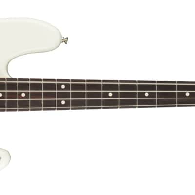 Fender American Performer Jazz Bass, Rosewood Fingerboard, Arctic White w/ Gigbag 8lbs, 12.9ozs image 3