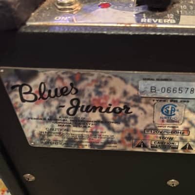 Fender Blues Jr. c. 2003 - USA - Black Tolex image 4