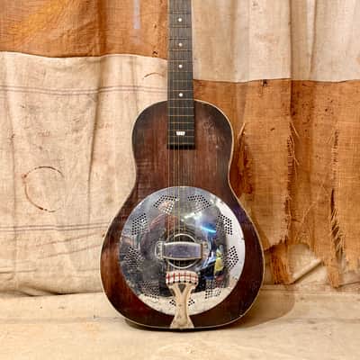 Rexo by Regal Electric Resonator Guitar Wood Body Refin circa 1930's image 1