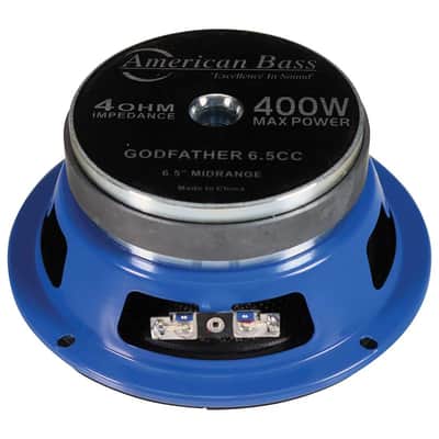 American Bass 6.5" Mid Range Speakers 400 Watts Max 4 Ohm Godfather 6.5CC Pair image 3