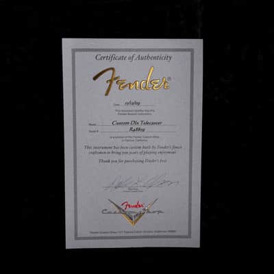 Pre Owned 2009 Fender Custom Shop Custom Deluxe Telecaster HLE Gold With OHSC image 15