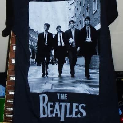 beatles bbc live lp art official M tee - fab four revolution dear prudence love pop guitar image 1
