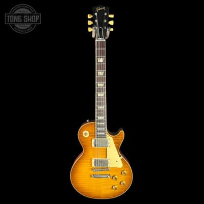 Gibson Custom Dealer Select 1959 Les Paul Standard Golden Poppy AAA Top Ultra Light Aged w/case 961014 image 2