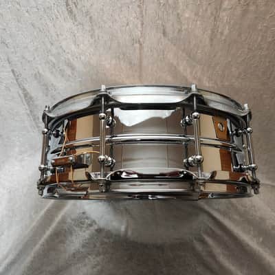 Ludwig LB400BT Brass Edition Supraphonic 5x14" 10-Lug Snare Drum with Tube Lugs 1998 - 2019 - Chrome-Plated image 9