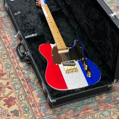 2024 Fender Buck Owens Signature Telecaster - Red, Silver, and Blue Sparkle image 13