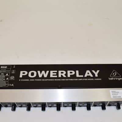 Behringer HA8000 8-Channel Headphone Mixing/Distribution Amplifier image 2