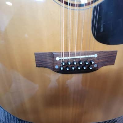 Takamine EF-385 12-String Acoustic-Electric Guitar (Mid-1980s) – Near Mint, Straight Neck, Minor Scratches image 4