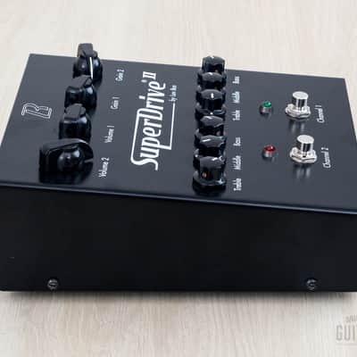 2010 Lex Bos SuperDrive II Tube-Driven Hand-Wired 2 Channel Overdrive Guitar Effects Pedal image 4