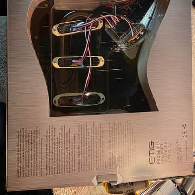 EMG DG20 David Gilmour Pre-Wired Loaded Strat Pickguard 2010s - Limited Edition Eclipse image 6