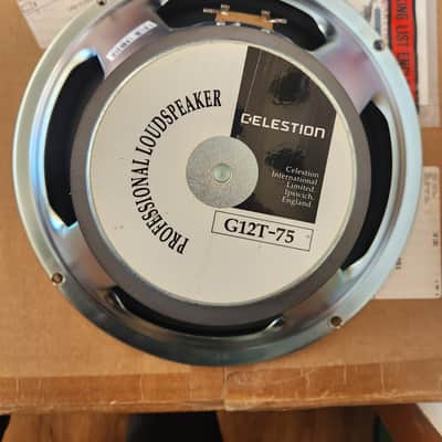 Celestion T3760 G12T-75 12" 75-Watt 16 Ohm Replacement Speaker 2010s - Silver image 2