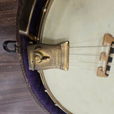 William L Lang Paramount 4 string Banjo image 2