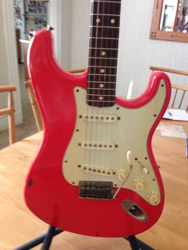 RNB Custom S-59 Fiesta Red Klein Pickups! S- style  Fiesta Red image 1