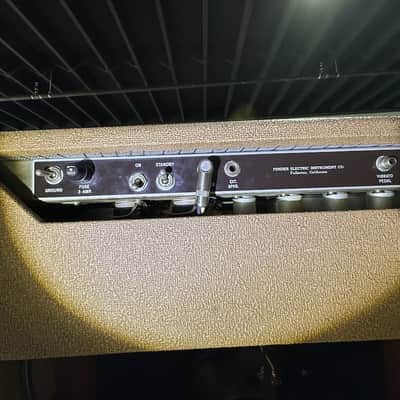 Fender Bandmaster 1960 - ultra rare early Brown Tolex w/factory 3x10's & fabulous tone ! image 13