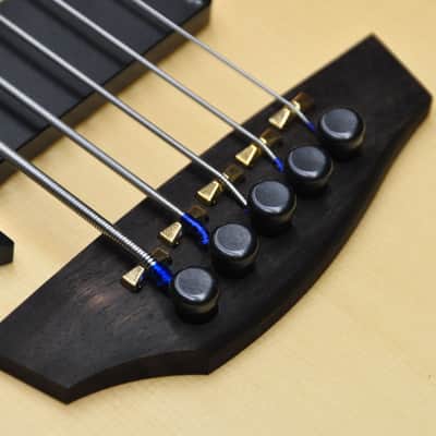 Godin A5 Ultra  Fretless A/E Natural image 6