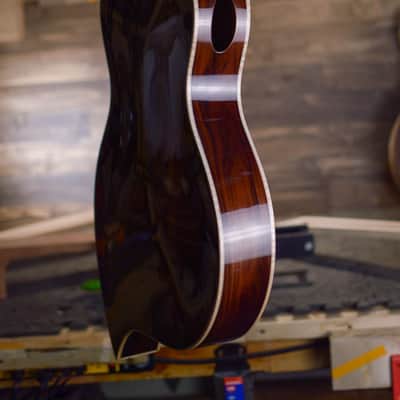 Rancourt History’s Legacy Collection 16" Acoustic Teardrop Archtop 2018 - Black Gloss Top / Natural Body and Neck image 10