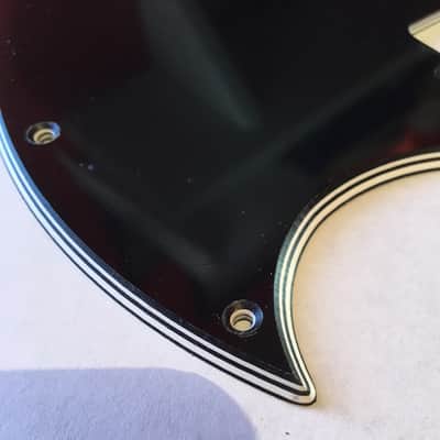 WD Gibson SG Standard Full Face Pickguard 5 ply Black/ White/Black/White/Black B/W/B/W/B 5 Ply image 2