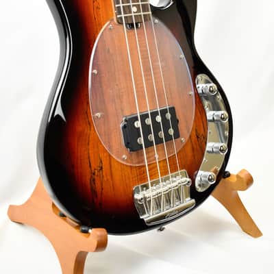 Sterling by Music Man StingRay RAY34SM Spalted Maple Sunburst Active 3 Band EQ image 3