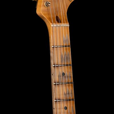 Fender Custom Shop LTD '55 Bone Tone Strat Relic - Aged Honey Blonde with Gold Hardware #81679 image 14