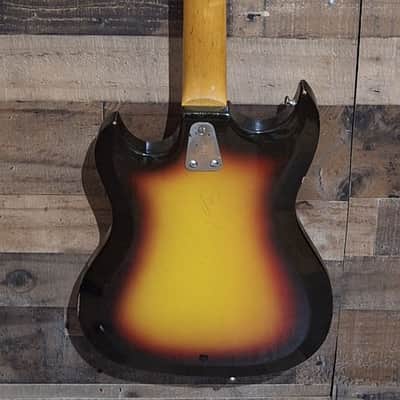 1965 Hagstrom II with Original Case - Sunburst - image 9