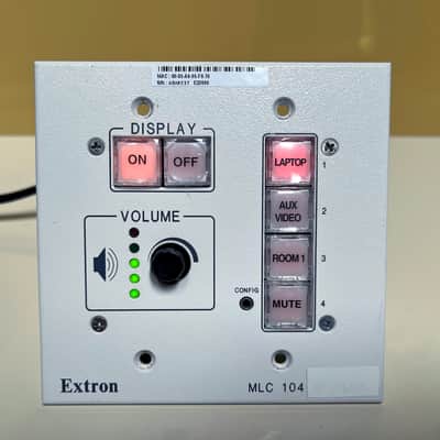EXTRON MLC 104 IP  MediaLink Remote Controller (4) Input Switcher image 1