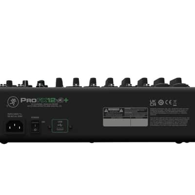 Mackie PROFX12V3+ 12-Channel Analog Mixer With Enhanced FX, USB Recording Modes and Bluetooth image 2