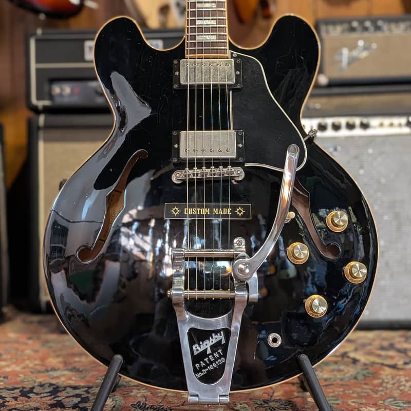 Gibson Memphis ES-335 Traditional 2017 - Vintage Ebony | Reverb