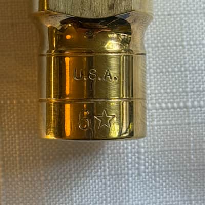 Otto Link Super Tone Master Tenor Saxophone 6* Mouthpiece- vintage1990s 1990's - Gold Bell Metal image 6