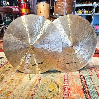 Name Brand 14" Boutique Hammered Hi Hats 1053g/1257g image 1