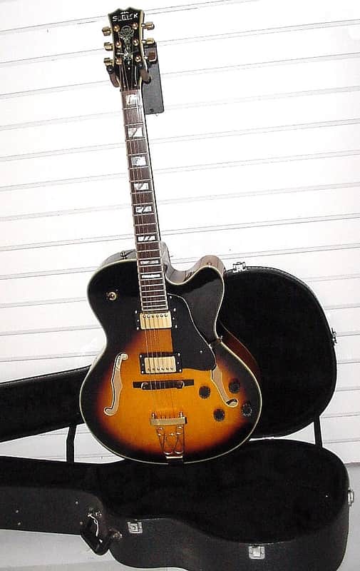 1996 Samick HF 650 Bluenote Artist Series Full Jazz Guitar w CASE image 1